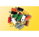 10 Querlochstecker braun