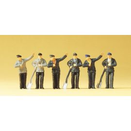 Preiser 14014 H0-Dampflokpersonal