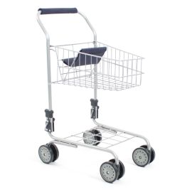 Einkaufswagen metall blau