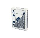 ASS COPAG® 100% Plastik Poker Jumbo Index blau.Kartenspiel