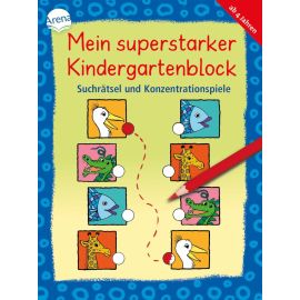 Schmiedeskamp, Katja/Merle, Katrin/Bohnstedt, Antje: Mein superstarker Kindergartenblock – Suchrätsel und Konzentratio
