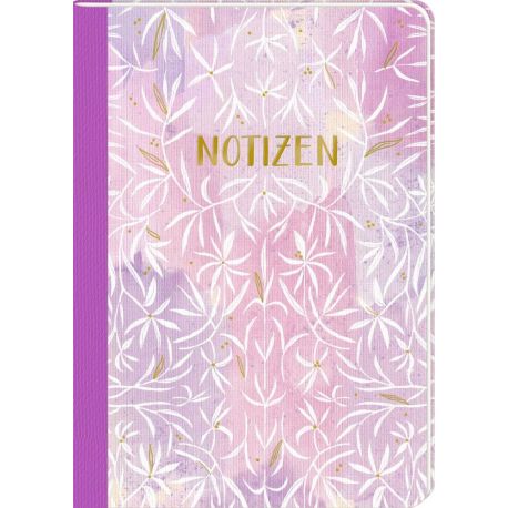 Notizhefte DIN A5 - All about purple, sort.