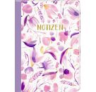 Notizhefte DIN A5 - All about purple, sort.