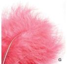 Truthahn-Federn 15cm,flamingo