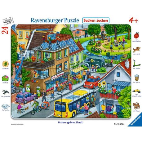 Ravensburger 5245 Puzzle Unsere grüne Stadt 24 Teile