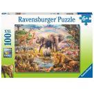Ravensburger 13284 Puzzle Afrikanische Savanne 100 Teile XXL