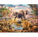 Ravensburger 13284 Puzzle Afrikanische Savanne 100 Teile XXL
