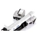 SIKU 1614 Super Tieflader mit Rakete, sortiert