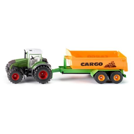 SIKU 1989 Fendt mit Hakenliftfahrgestell und Mulde