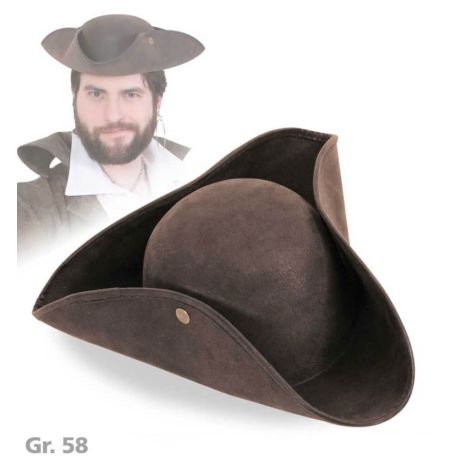 FRIES - Dreispitz braun, Gr. 58 cm