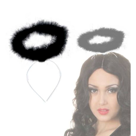 FRIES - Haarreif Heiligenschein schwarz