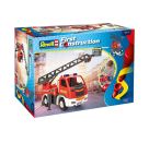 Feuerwehrauto Leiterwagen , Revell First Construction, Bausatz für Kinder ab 4