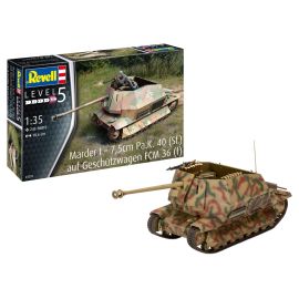 Marder I – 7,5cm Pa.K. 40 (Sf.) auf FCM 36(f), Revell Modellbausatz