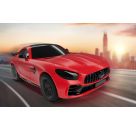 REVELL Build n Race Mercedes-AMG GT R, rot , Auto-Bausatz mit Rückziehmotor für Kinder ab 4