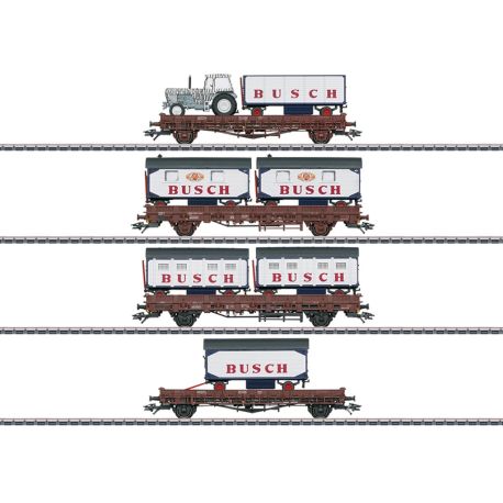 H0 Güterwagen-Set Zirkus Busch