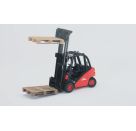 Bruder 02511-Linde Gabelstapler H30D mit 2 Paletten