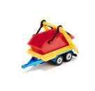 SIKU 1695 LKW mit Absetzmulde und Anhänger