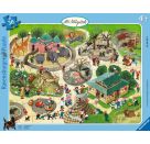 Ravensburger 5565 Puzzle Ali Mitgutsch: Im Zoo 30-48 Teile