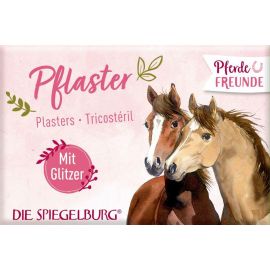 Pflasterstrips mit Glitzer Pferdefreunde  10 St.