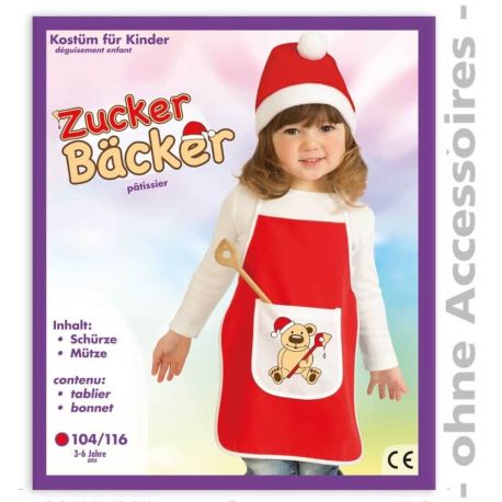 FRIES - Zuckerbäcker PB, 1-tlg. + Mütze, Gr. 104-116