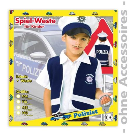 FRIES - Weste Polizei blau PB, 1-tlg. , Gr. 116