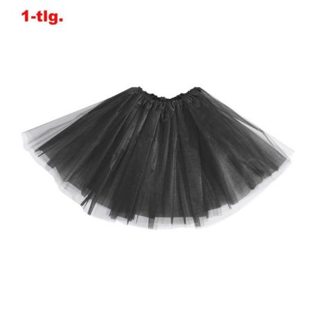 FRIES - Tüllrock schwarz, 1-tlg., Gr. Uni