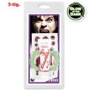 FRIES - Vampir-Set GID, 3-tlg.