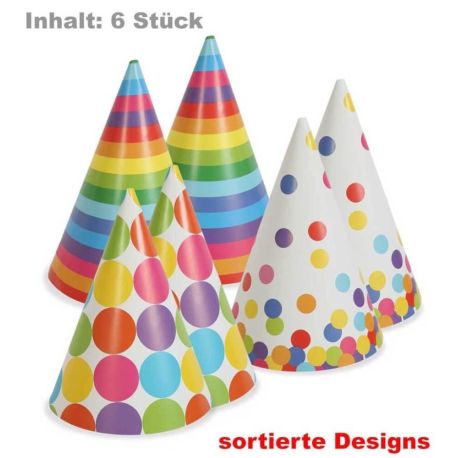 FRIES - Partyhut, 3 versch. Designs