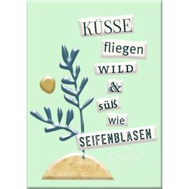 Papeterie Magnet Küsse
