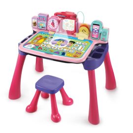 Vtech 80-540954 5-in-1 Magischer Schreibtisch pink