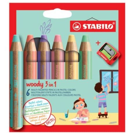 Multitalent-Stift STABILO® woody 3 in 1 Etui