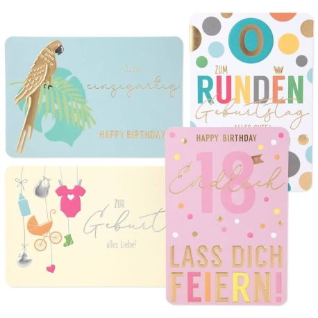 Klappkarten Kunterbunt