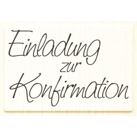 Stempel Einl. zur Konfirmatio