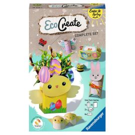 Ravensburger EcoCreate 18439 - Frühlingszeit - DIY Bastelset für Kinder ab 6 Jahren