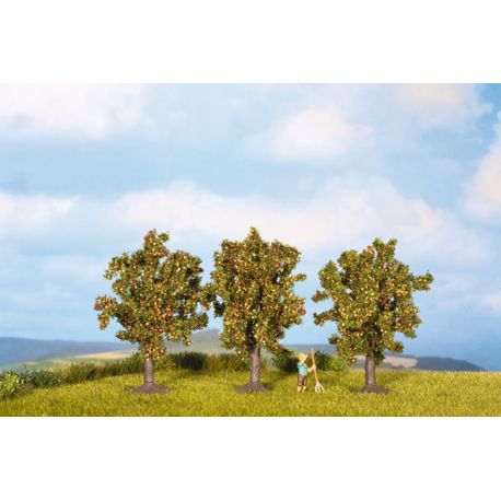 H0,TT 3 Apfelbäume 8 cm