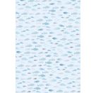 A4 Motivkart Fische hlblau