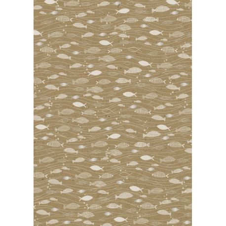 Naturkarton A4 220g Fische