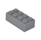 Blox 100 graue 8er Steine in Dose