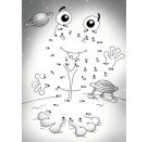 Ravensburger Mein monsterstarker Von-Punkt-zu-Punkt-Block - 100 lustige Motive zum Verbinden und Ausmalen, Rätselblock