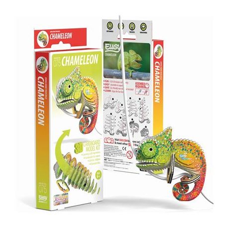 Eugy: 3D Bastelset Chamäleon