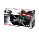 Collector Set  X-Wing Fighter + TIE Fighter, Revell Modellbausatz Star Wars mit Basiszubehör
