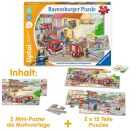 Ravensburger 133 tiptoi® Puzzle für kleine Entdecker: Rettungseinsatz