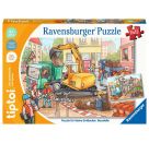Ravensburger 137 tiptoi® Puzzle für kleine Entdecker: Baustelle