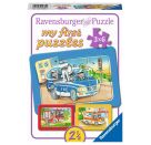 Ravensburger 5630 Puzzle Tiere im Einsatz 3x6 Teile