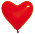 Herz-Luftballon, rot, D:14cm,