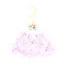 Puppen-Kleid Einhorn Hannah, Gr. 35-45 cm