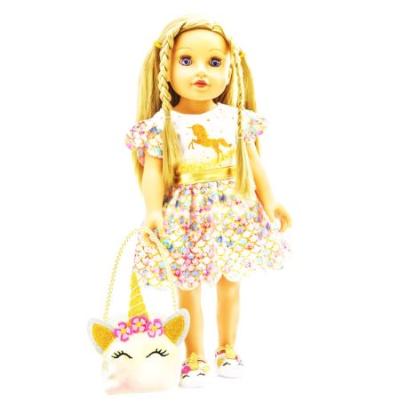 Puppen-Ballerinas Einhorn, Gr. 30-34 cm