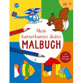 Nicolas, Birgitta: Mein kunterbuntes dickes Malbuch