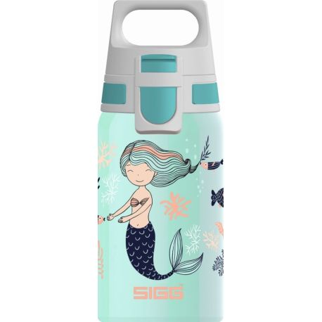 SIGG Shield One Atlantis 0.5L  mit WMB ONE TOP, BPA frei, Auslaufsicher, Co  tauglich