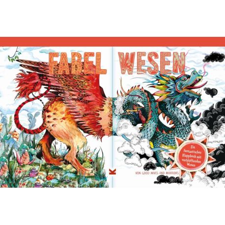 Fabelwelt Ausmalbuch. Entdecke fantastische Wesen zum Ausmalen